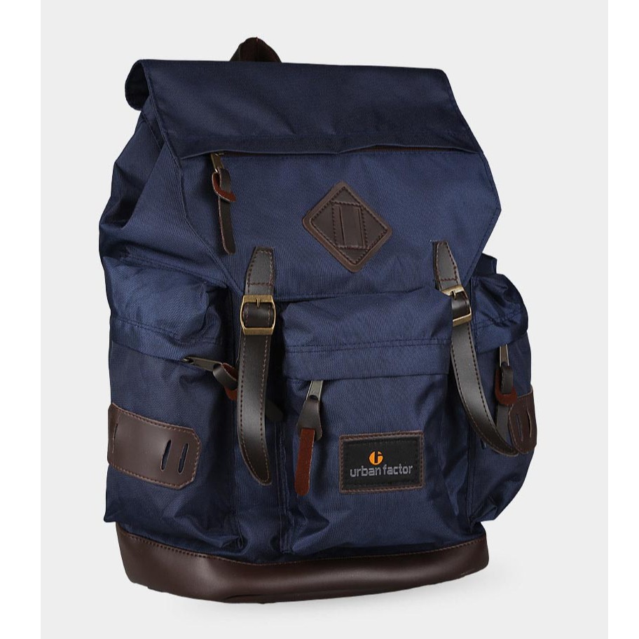 BRAIN STORM NAVY |Urban Factor x FORIND| Tas Ransel Ori Bag Polos Pria Wanita Backpack Baru New