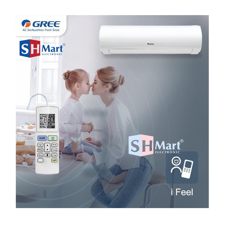 AC GREE 1,5 PK INVERTER GWC-12F1 /12F1 WHITE PEARL GARANSI RESMI (MEDAN)