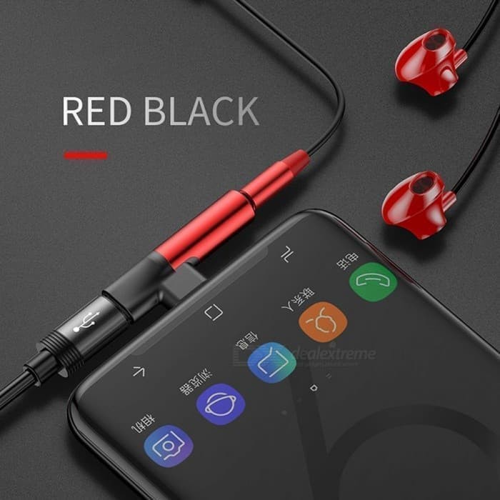 Baseus L41 Audio Converter Handsfree Type C to Jack 3.5mm + Charging