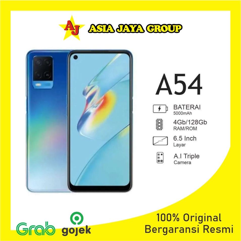 OPPO A54 TERBARU 2021 4/128GB 6/128GB GARANSI RESMI-1