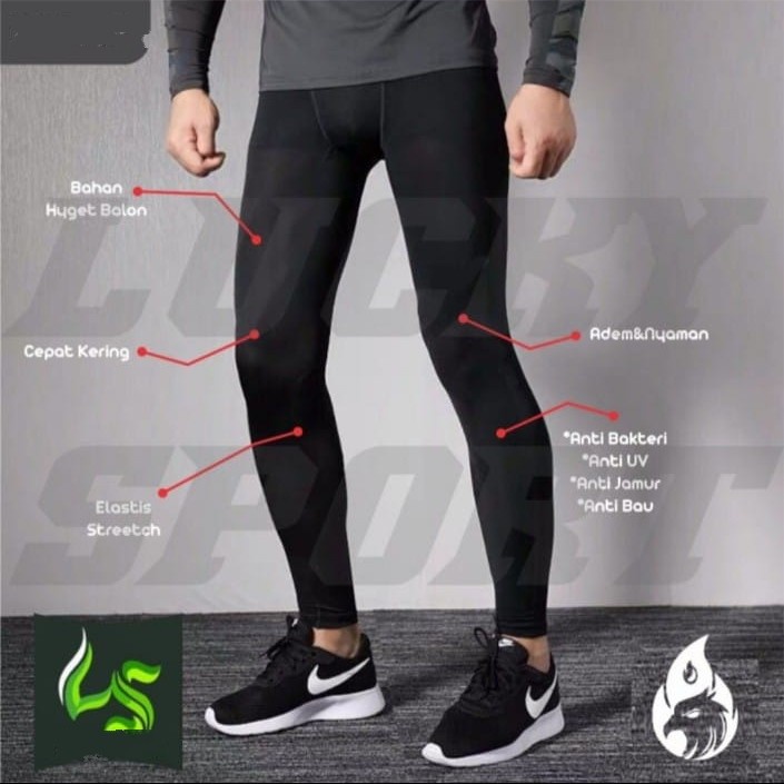 CELANA LEGGING PRIA PANJANG SPORT