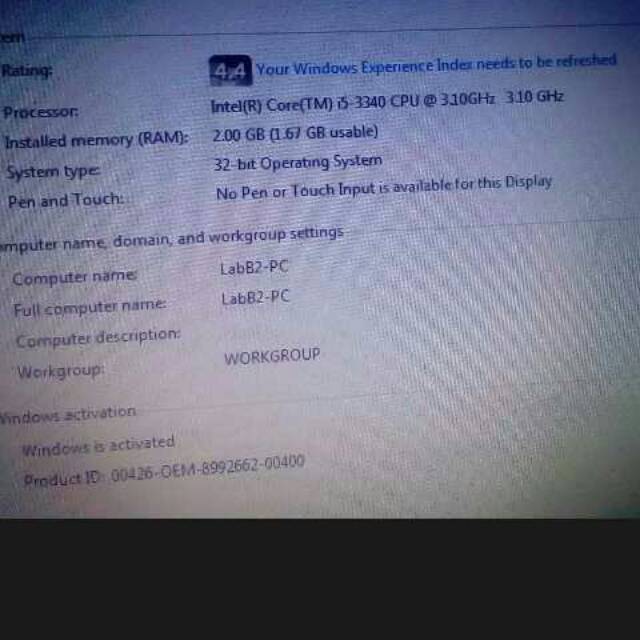 Cpu komputer Processor i5 core