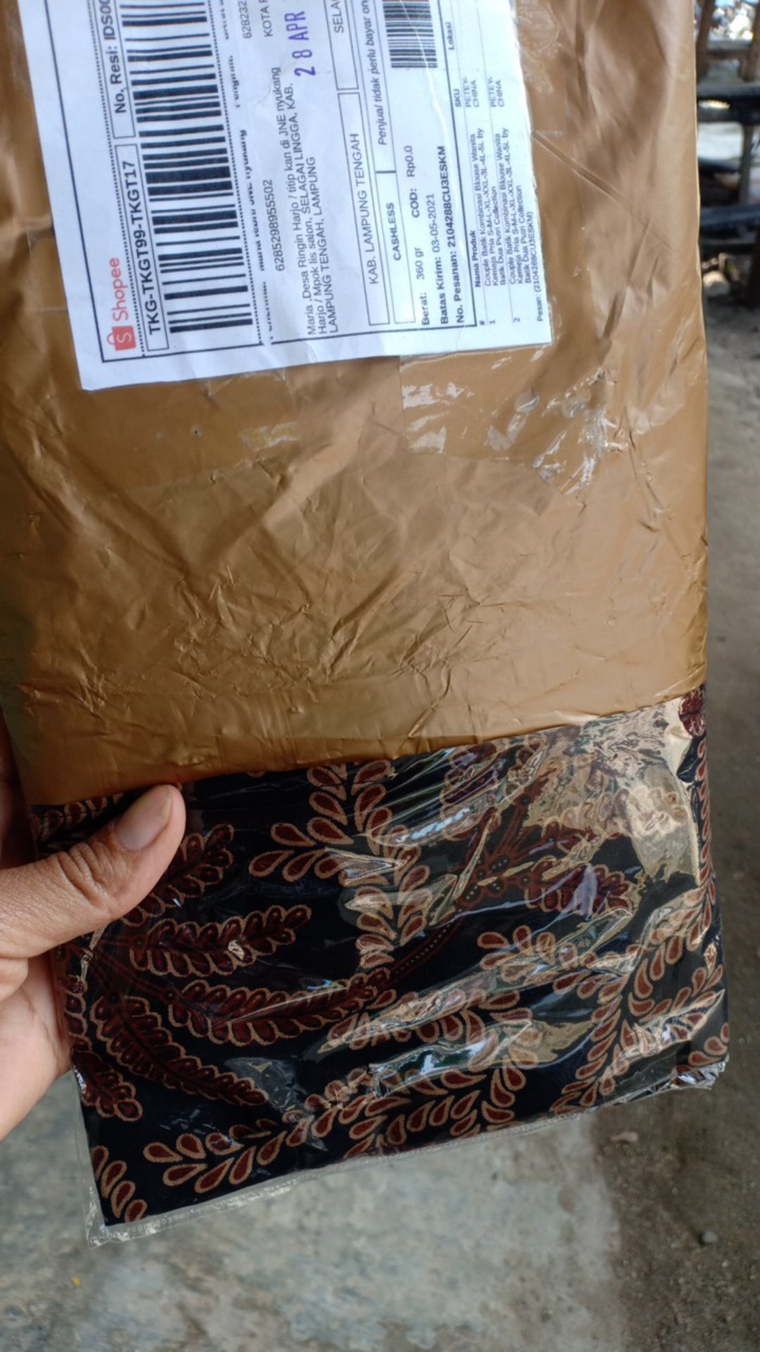 Couple Batik Kombinasi Blouse Wanita Kemeja Pria S-m-l-xl-xxl-3l-4l-5l By Batik Dua Putri Collection