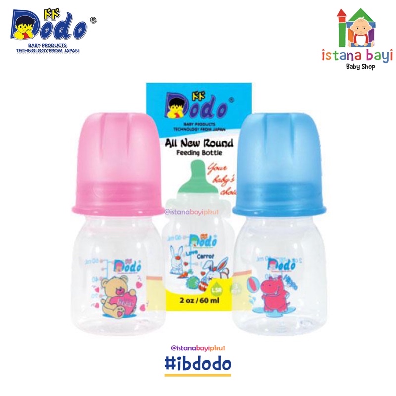 Dodo All New Round Feeding Bottle - Botol susu