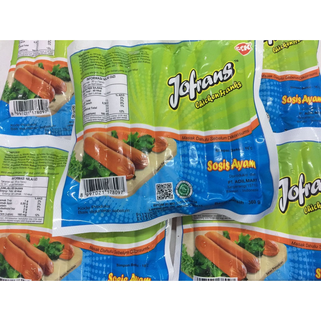 Sosis Ayam Chicken Franks JOFRANS