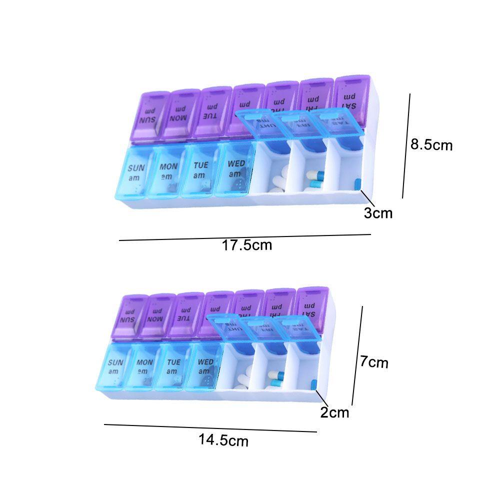 Preva Pill Box Portable Tempat Organizer Travel
