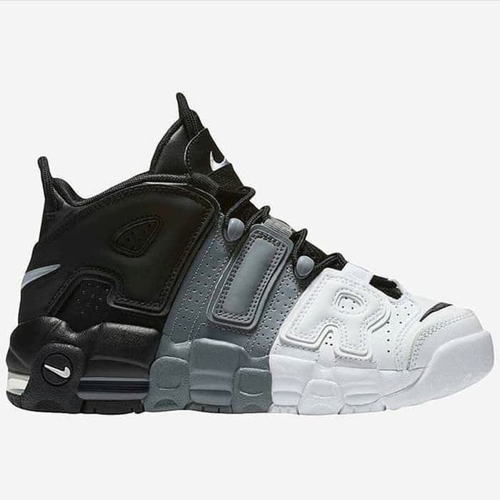 Nike Air More Uptempo Black Grey White 