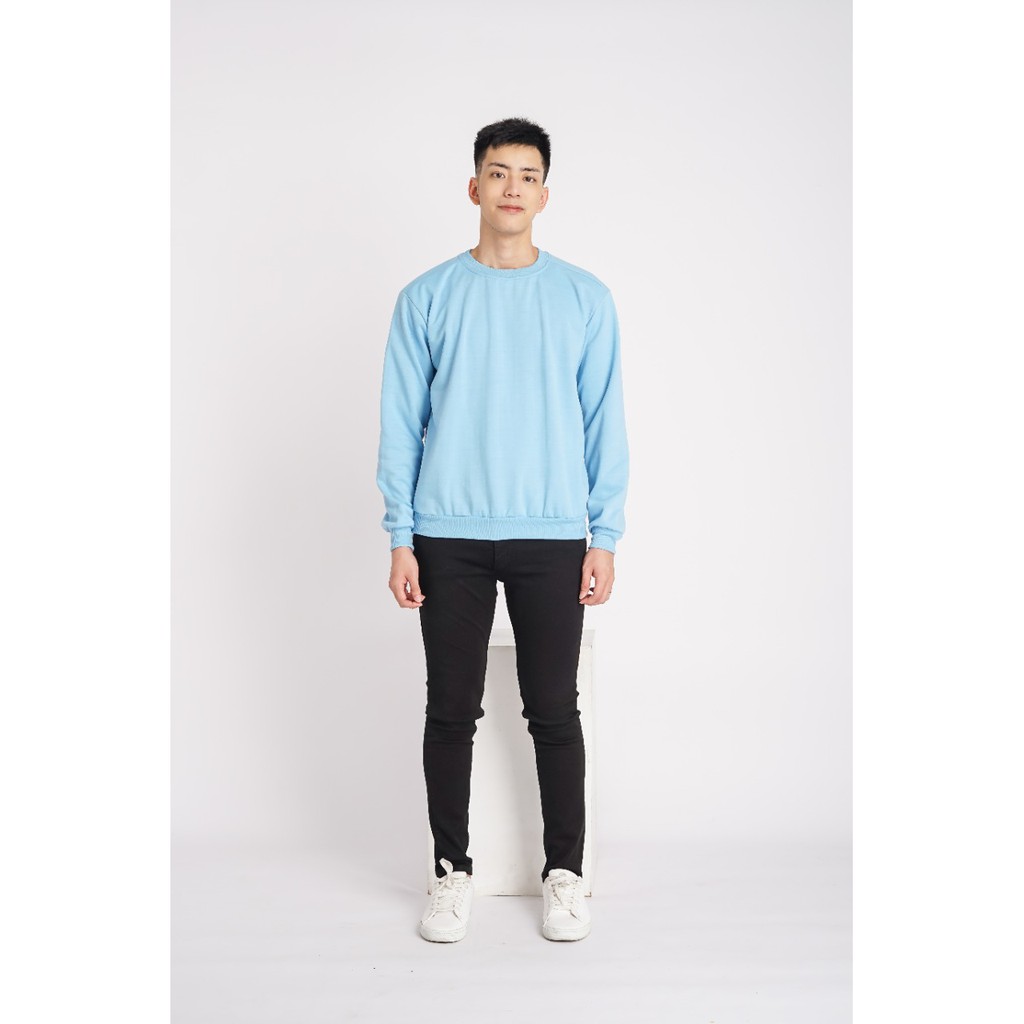 Asgard777 - JUMPER POLOS sweater TTL BIRU MUDA