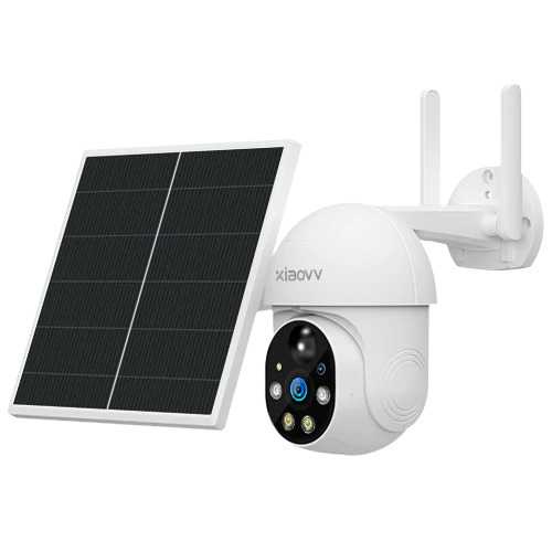 CCTV WIFI TENAGA MATAHARI 1080P 360 CAMERA SOLAR CELL + ADAPTOR AC DC