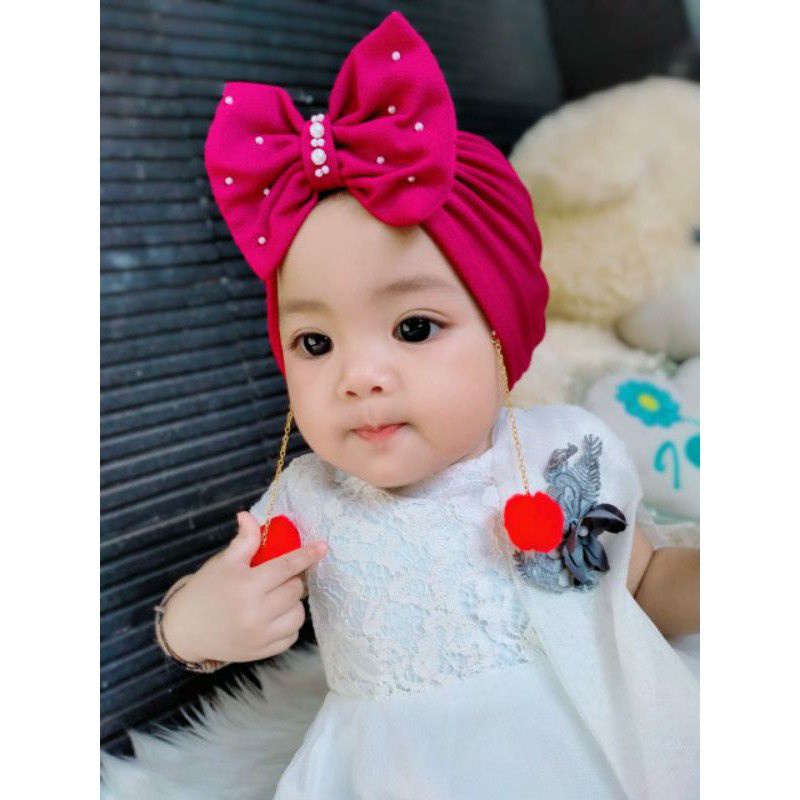 Turban Bayi / Turban Anak 0-3 Tahun / Turban Anting