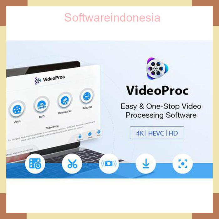 SOFTWARE VideoProc Converter  TERBARU FULL
