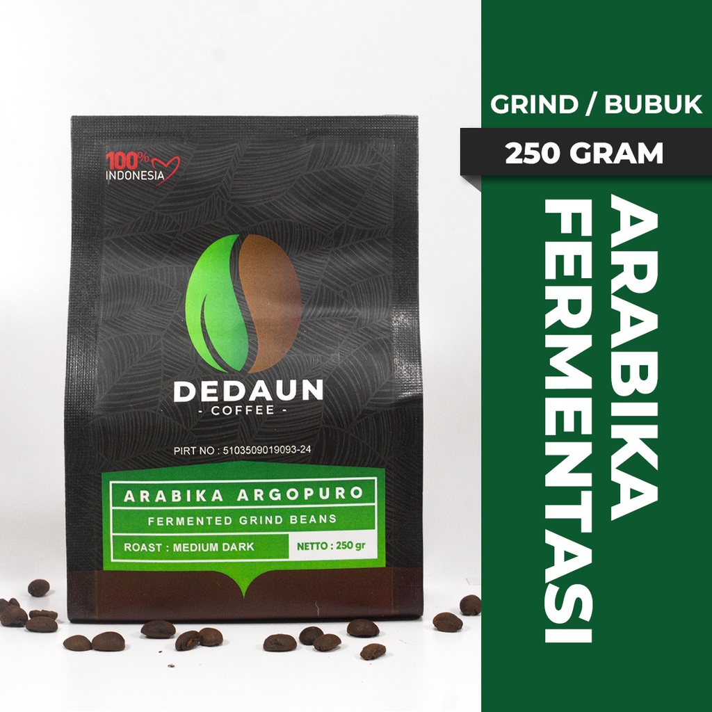 

Kopi Arabika Argopuro Fermentasi Grind / Bubuk 250 gram