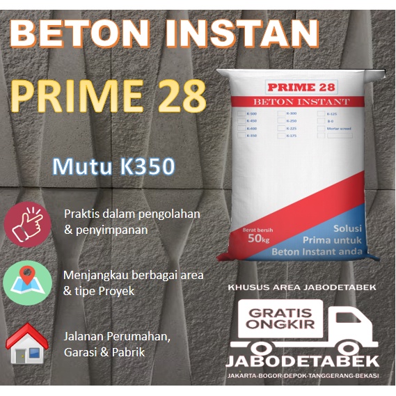 Beton Instan PRIME 28 K350 [Minimal 20 zak]