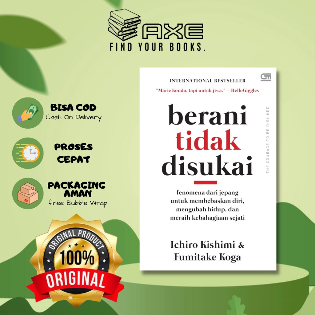 Buku - Berani Tidak Disukai (Original 100%)
