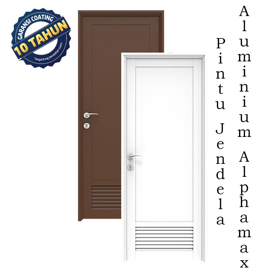 Max 1A Jaluzi - Pintu Alphamax Aluminium 80x200 - Pintu Kamar Mandi