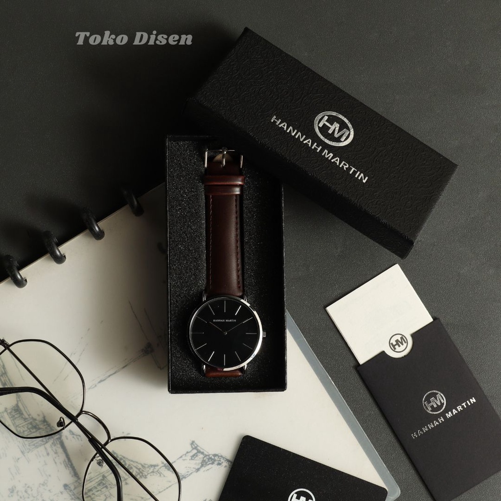 Jam Tangan Pria | Men's watch Hannah Martin Original Simple Design