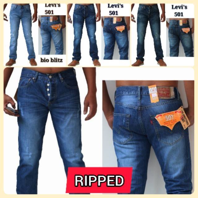 LEVIS 501 ~  RIPPED [Sobek cakar]