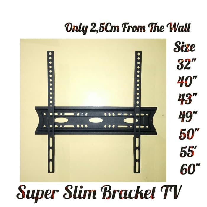 Bracket tv 32 sampai 60 Inch Import UHD LED Curved Super Slim termurah