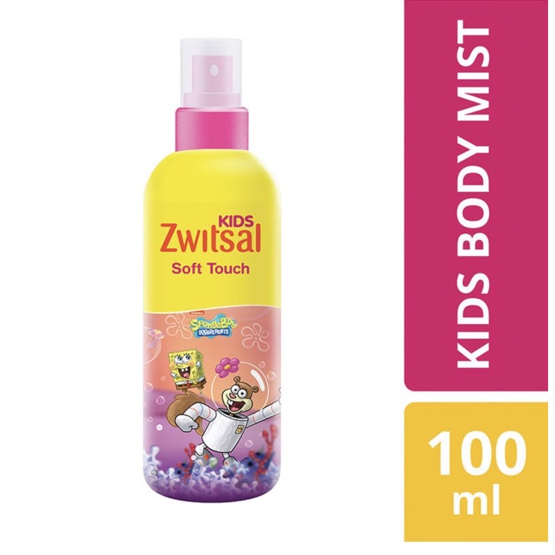 ZWITSAL Kids Spray Body Mist Soft Touch 100ml / Zwitsal Body Mist Anak