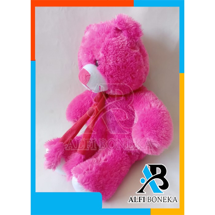 [ BISA COD ] Boneka Teddy Bear Syal Tengah Ukuran L Lembut dan halus