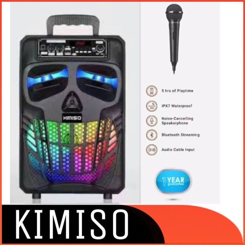 SPEAKER BLUETOOTH KARAOKE KIMISO 7801 MINI 6.5 inchi