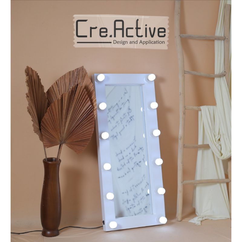 Kaca Rias Lampu Bohlam Cermin Rias led