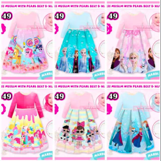 Dress gamis anak Mardi Amber MA49