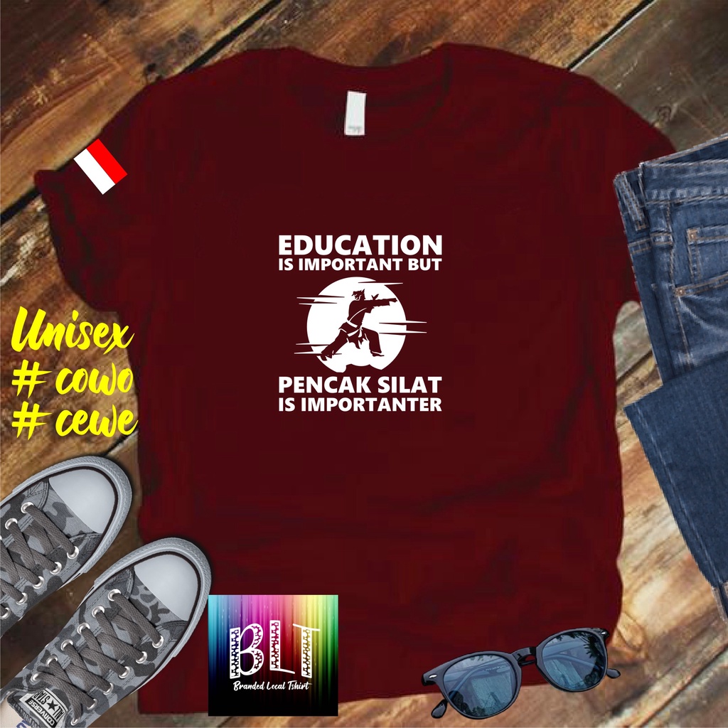 Cod/Kaos PENCAK SILAT EDUCATION BENDERA/Kaos Terlaris Kualitas Terjamin Kaos Pria Distro Hits2022/Kaos Murah Kaos Cotton 30s Kaos katun/Kaos Bergambar Kaos Distro Kaos Pria Dan Wanita Kaos Kata2 Lucu Kaos Viral/Kaos Promo/Best Seller