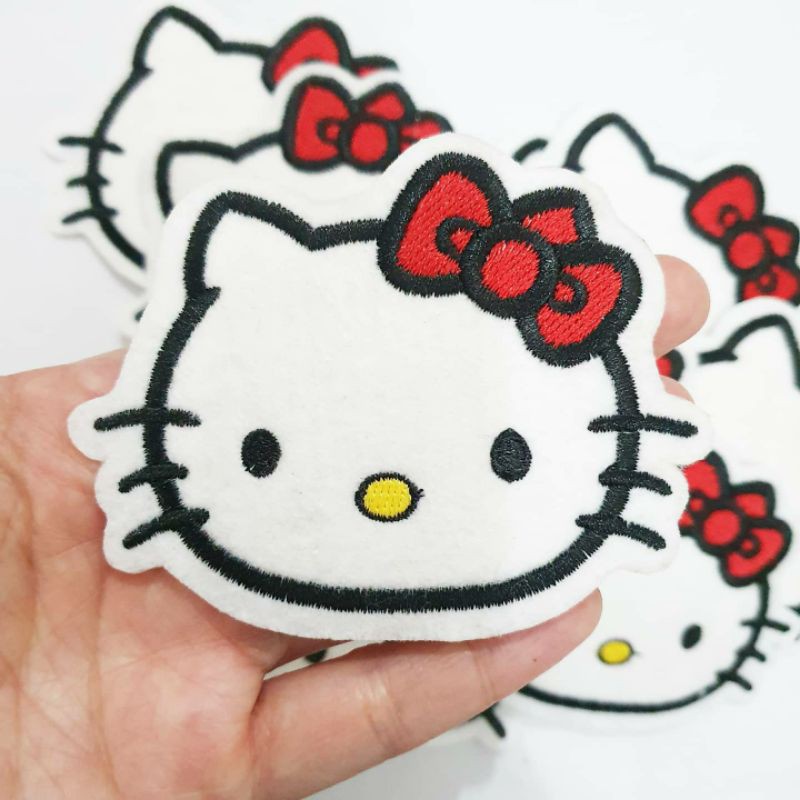 Patch Bordir Hello Kitty