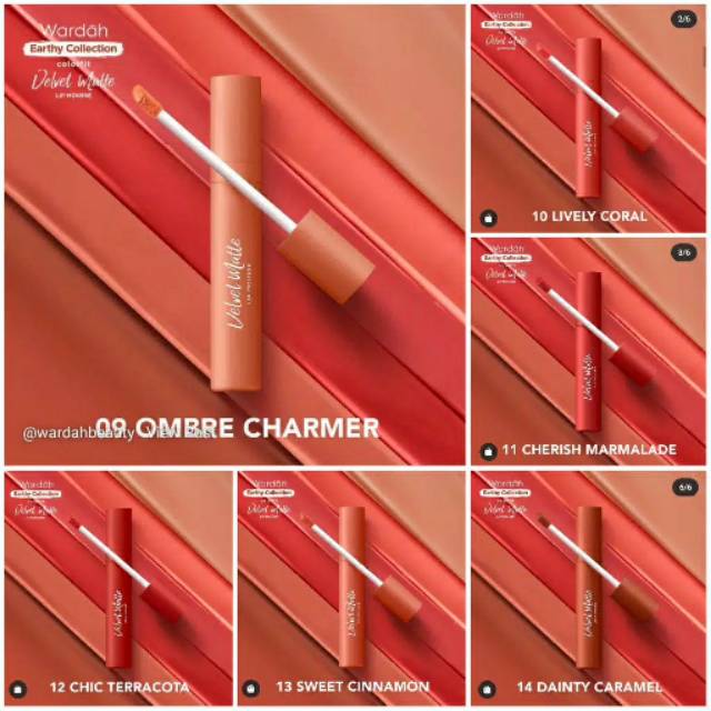 Wardah Colorfit Velvet Matte Lip Mousse no 01-14