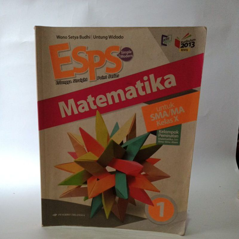 Esps matematika kelas 1sma perminatan