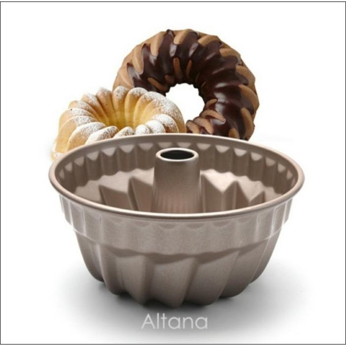 LOYANG BOLU MARMER MINI, CAKE PAN, GOLD DIAMETER 18CM PREMIUM QUALITY - 18CM