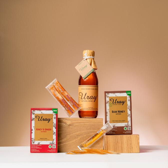 

Bundling 2 Pcs Madu Uray Natural Honey 875gr - Madu Hutan Murni