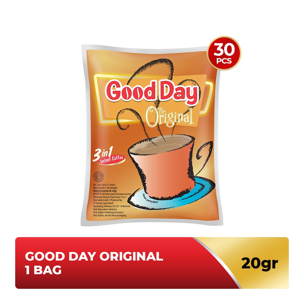 

GOOD DAY The Original 1 Bag (30 x 20 gr)