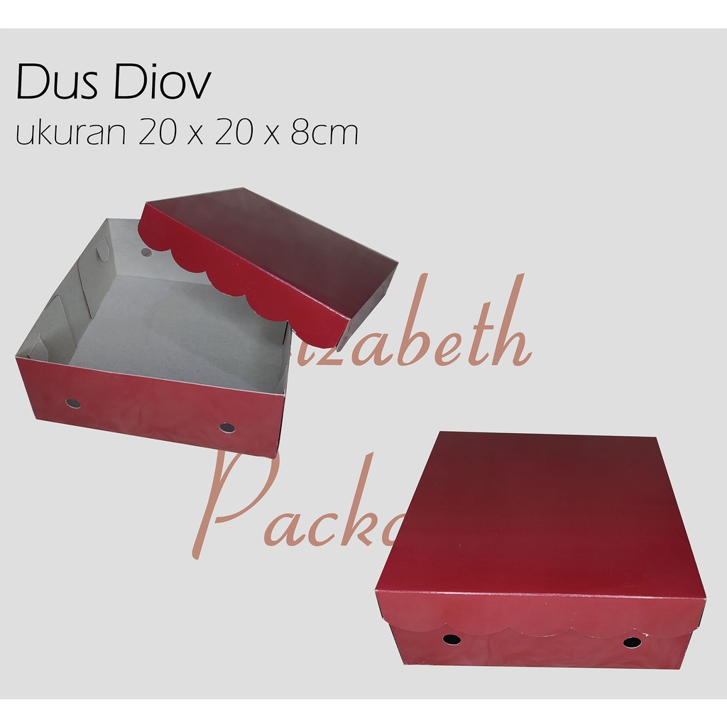 

Dus Diov 20x20 / Dus Snack / kemasan snack