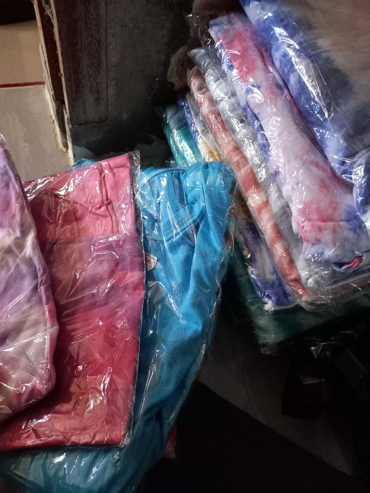 Longdres Kaos Batik Busui/gamis Panjang/gamis Abstrak Tie Dye Jumputan Termurah Laris