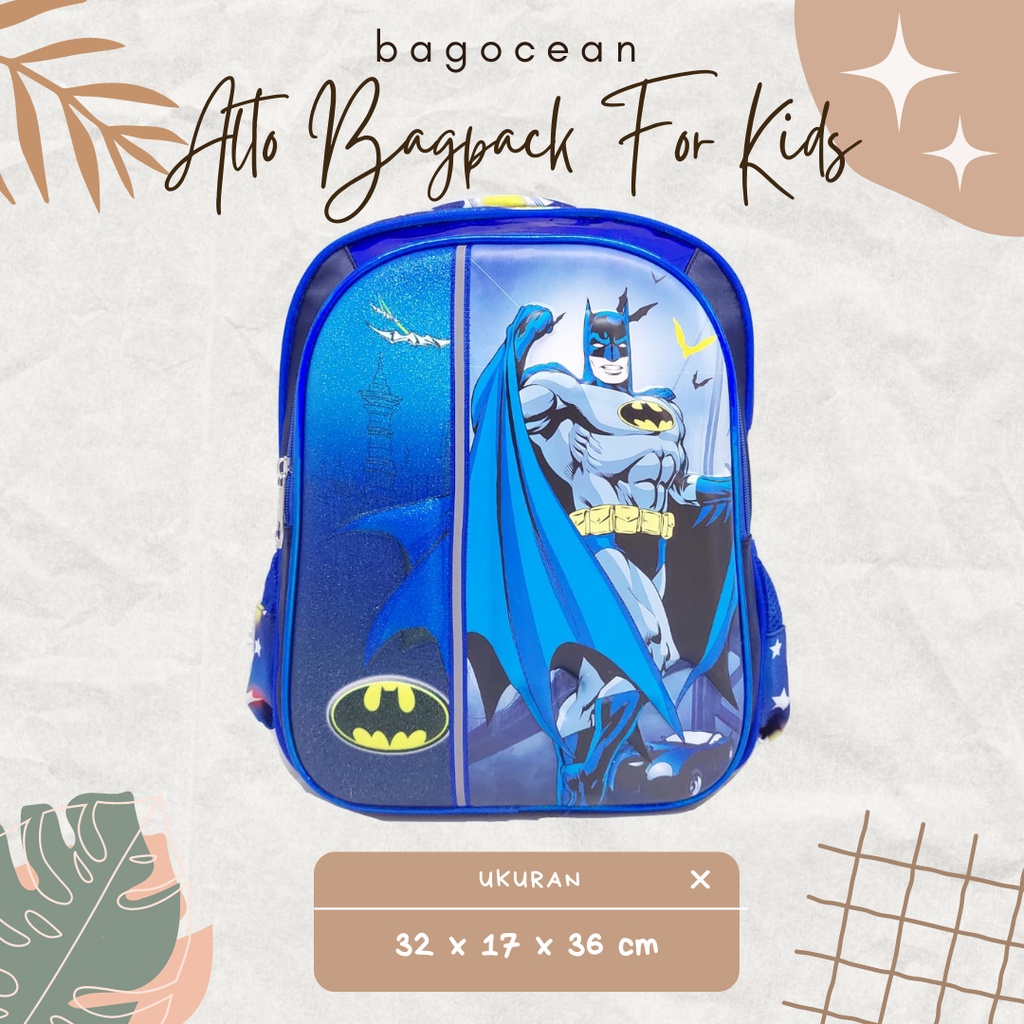 Tas Anak Cowok Alto GLITTER Karakter Superheroes ORIGINAL MURAH / Ransel ALTO Anak Laki-laki PG TK SD Animasi MURAH / ALTO Tas Anak Cowok ORIGINAL  / Ransel Anak Alto Motif SUPERHEROES BUKU 3R MURAH / Tas Sekolah Anak ALTO MURAH