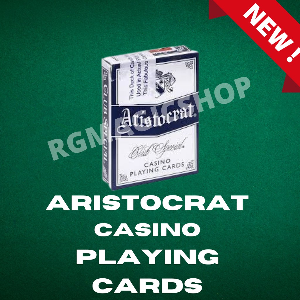 ARISTOCRAT CASINO PLAYING CARDS - KARTU REMI - RGMAGICSHOP
