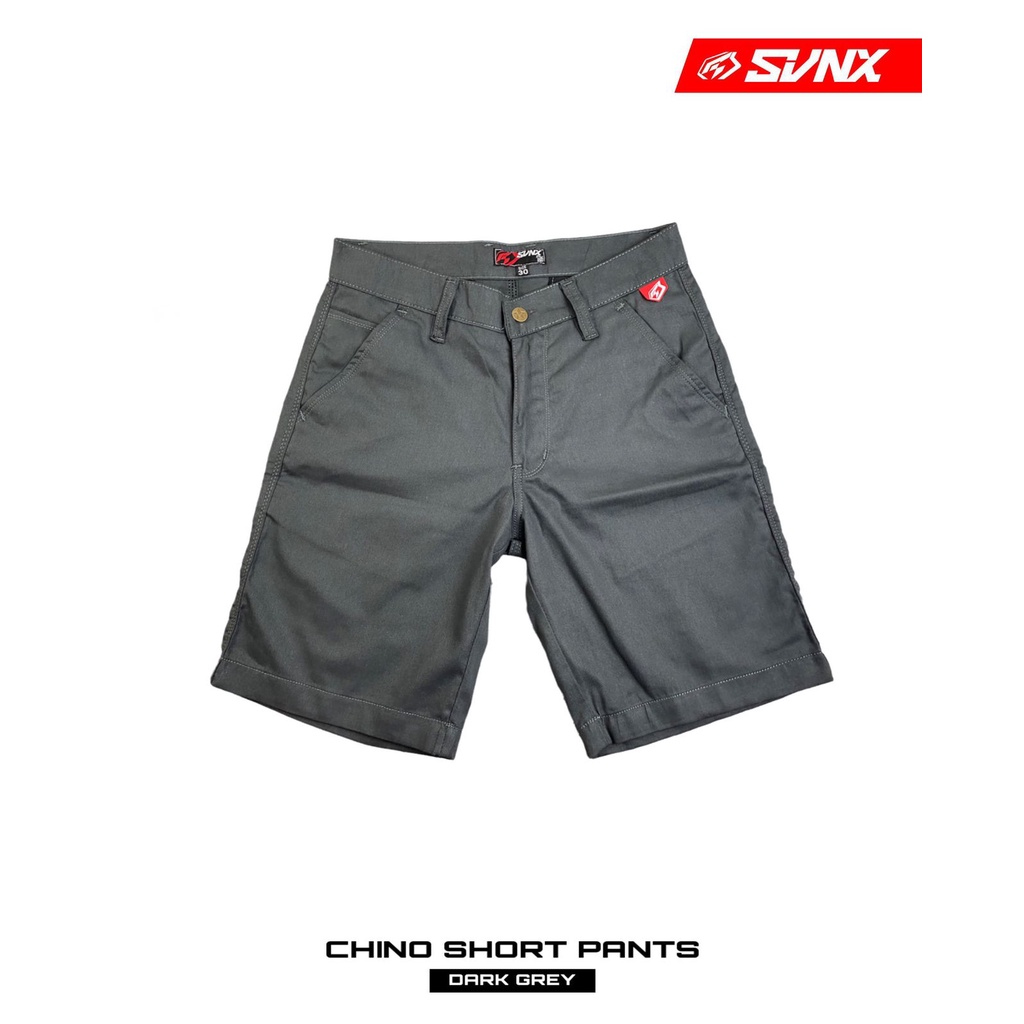 CELANA CHINO PENDEK / CHINO SHORT PANTS SVNX - DARK GREY