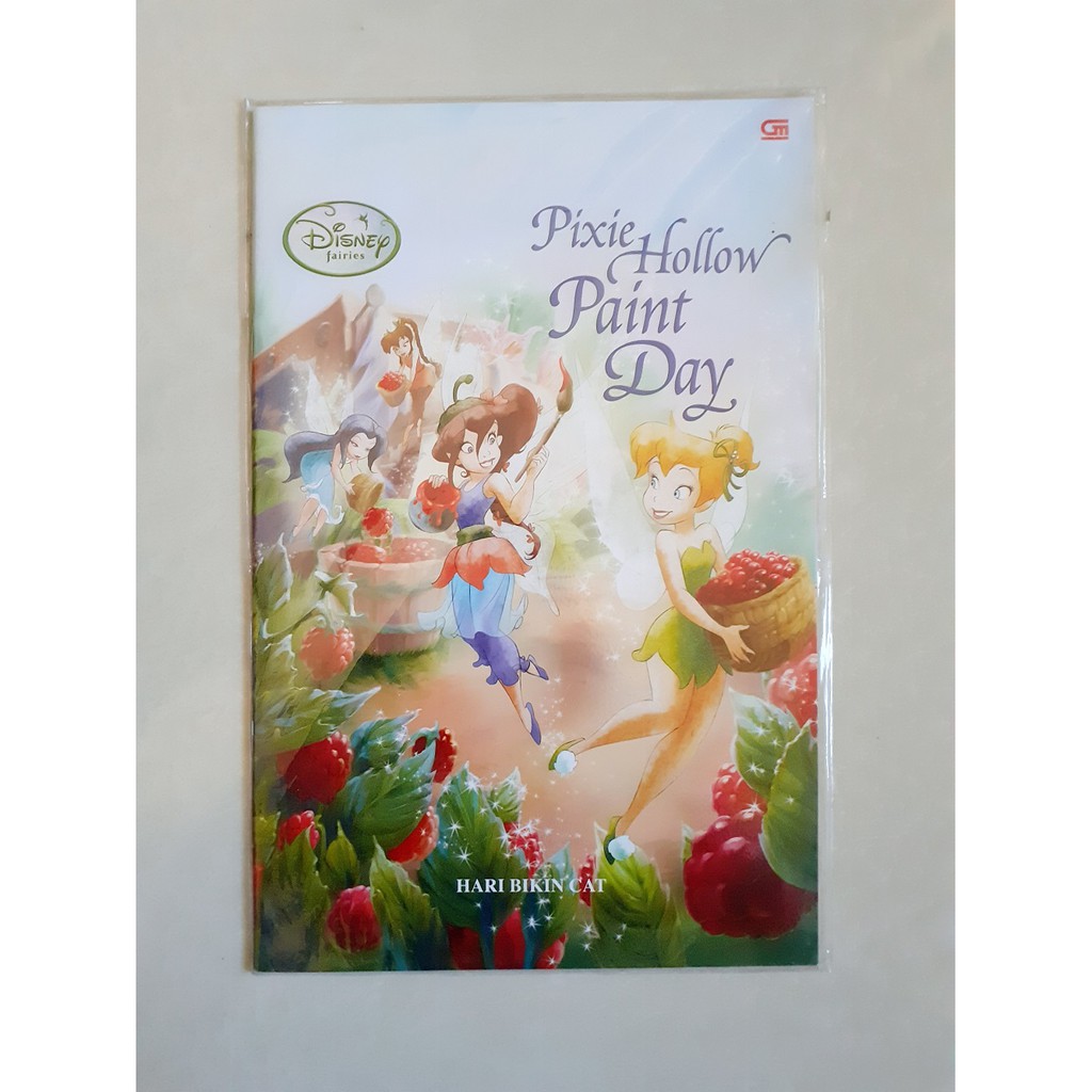 Buku Cerita Anak Disney Fairies Pixie Hollow Paint Day Hari Bikin Cat