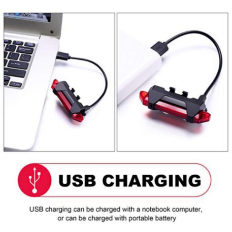 LAMPU BELAKANG SEPEDA / LAMPU SEPEDA USB CHARGE / LAMPU BELAKANG SEPEDA USB LED