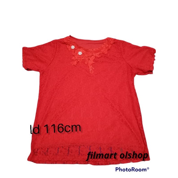 Baju atasan wanita/baju renda/baju wanita dewasa/baju imlek
