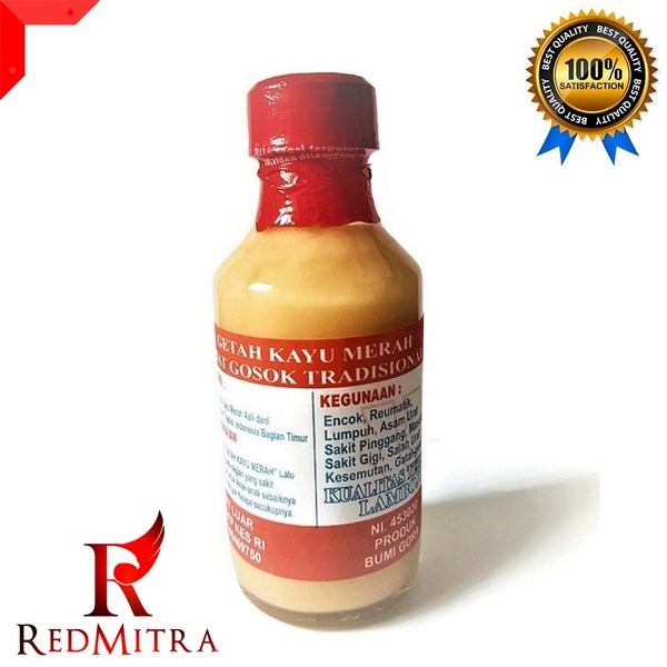 Dimensi- Minyak Getah Kayu Merah Pohon Buah Merah Papua Panas Minyak Gosok