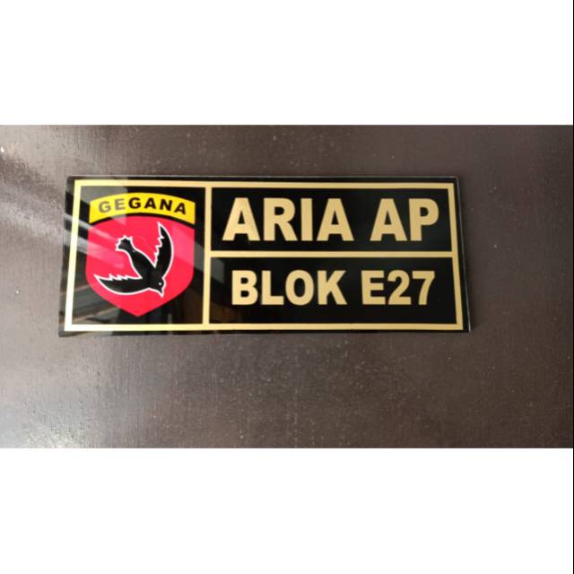 

Nomor Rumah Custom