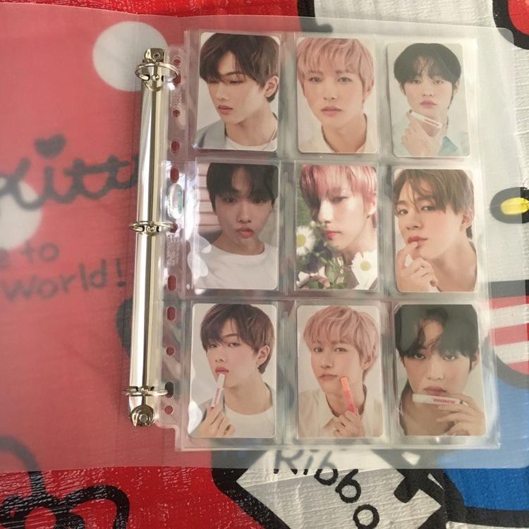 

Juahlahnz Photocard binder A4 3 ring transparan pc album kpop binder |A1W005 ..,,!