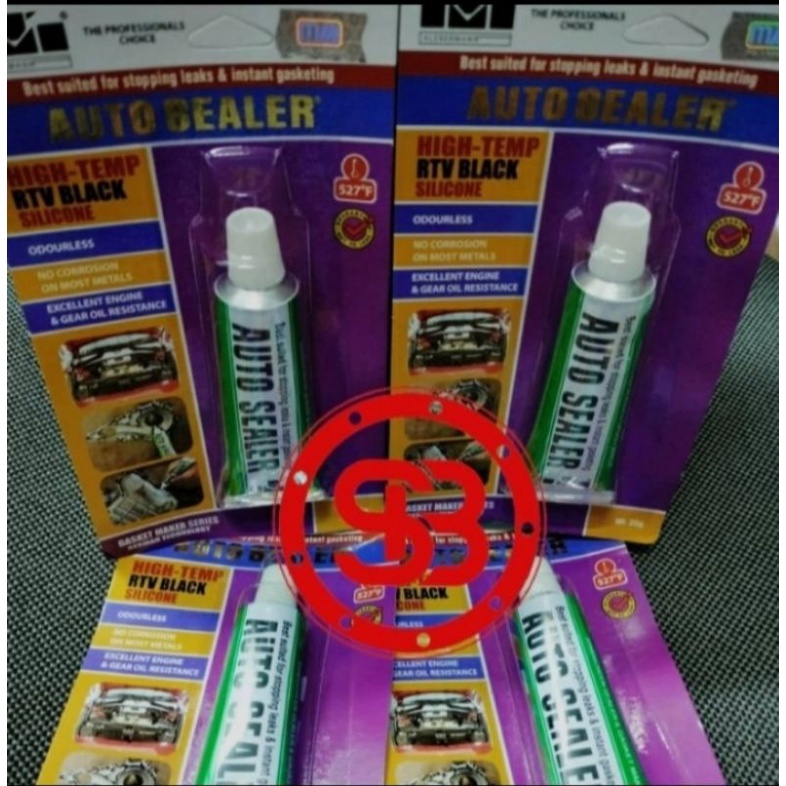 Lem AUTO SEALER KLEBERMAN / KLEBERMANN Hitam 35 gr / Lem Sealant Gasket