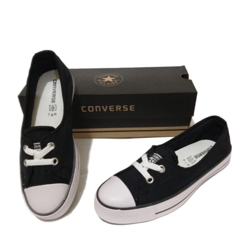 TERBARU !BISA COD SEPATU SNEAKER SLIP ON CLASIK SNEAKER KEKINIAN SEPATU WEDGES WANITA KANCING 2 BLACK FREE BOX