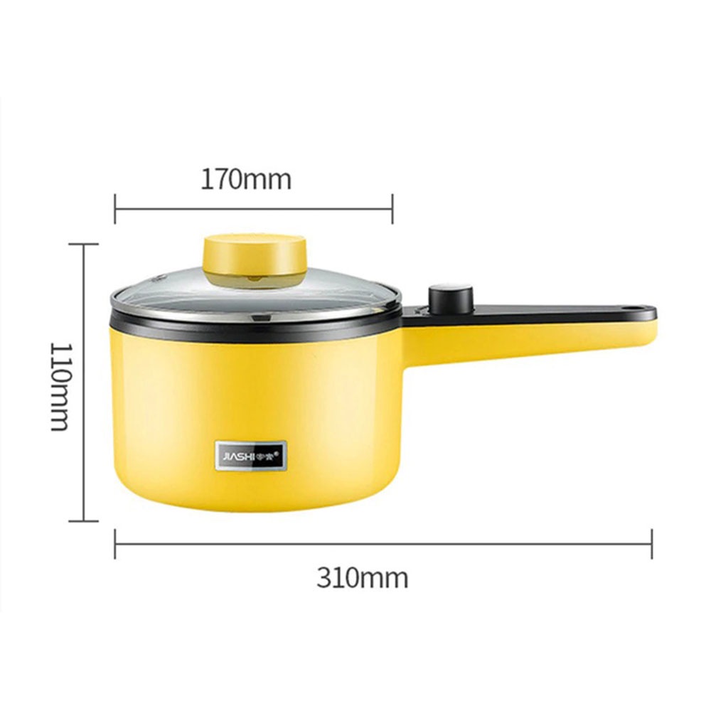 JIASHI Panci Listrik Hot Pot Electric Multi Cooker Non-stick 1.2 L with Steamer - JWS-188A