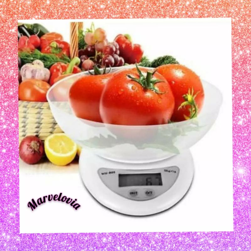 Timbangan Dapur Mangkok 5 KG / Timbangan kue 5 kg