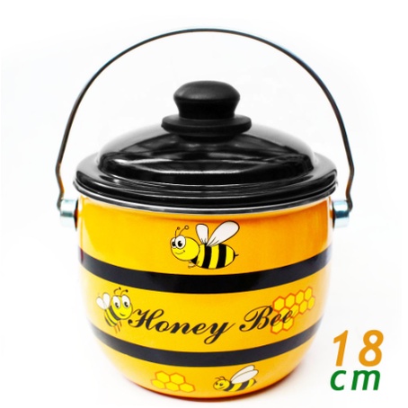 Maspion Panci Honey Bee Pot 18 cm Enamel